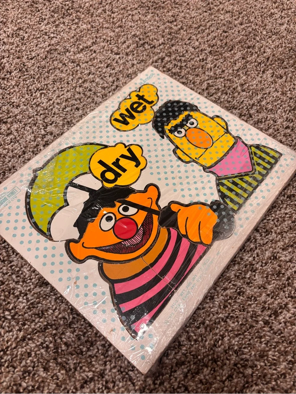 1973 Sesame Street Bert & Ernie Pop Art puzzle